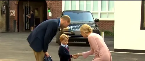 Prințul George face furori pe internet în prima sa zi la școală. Cât va plăti, pe an, familia regală britanică pentru școlarizarea sa. VIDEO