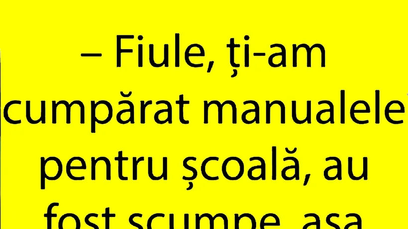 Bancul de duminică | Manualele pentru școală