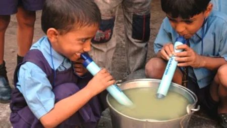 Dispozitivul care permite consumul de apă murdară în condiții de siguranță