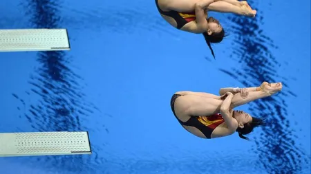 LONDRA 2012 SĂRITURI ÎN APĂ. China a câștigat fără probleme medalia de aur la sincron feminin