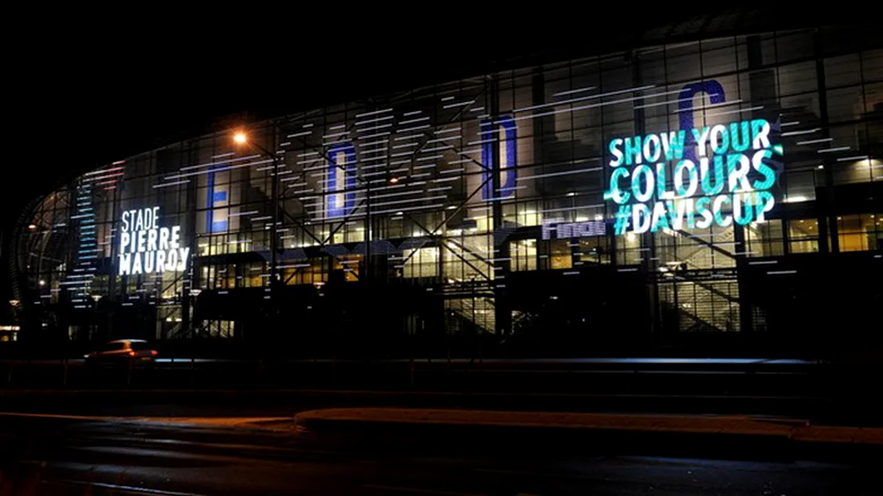 Audiență record în Cupa Davis: 27.432 de spectatori, la finala Franța-Elveția