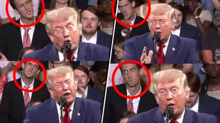 Un american a devenit viral pe rețelele de socializare pentru că l-a imitat pe Trump chiar în spatele lui