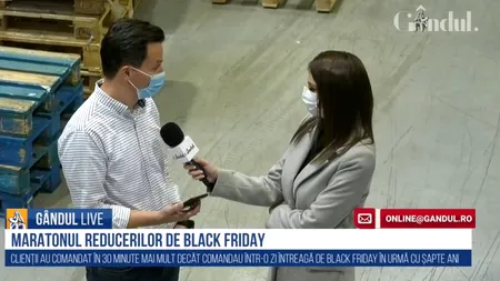 GÂNDUL LIVE. Black Friday 2020. Vicepreședintele eMAG: Peste așteptările noastre! / Cel mai scump produs, o mașină de 37.000 de euro