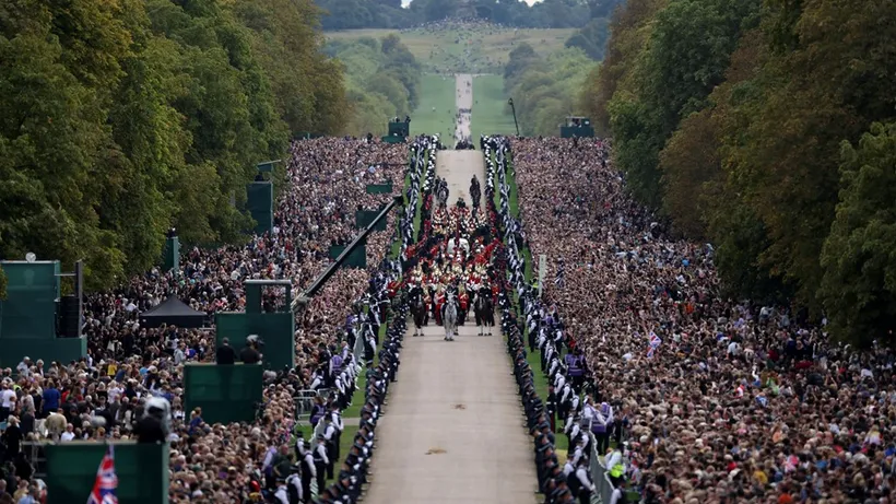 Funeraliile de stat pentru Regina Elisabeta a II-a, în topul evenimentelor în direct cu cele mai mari audiențe din istorie