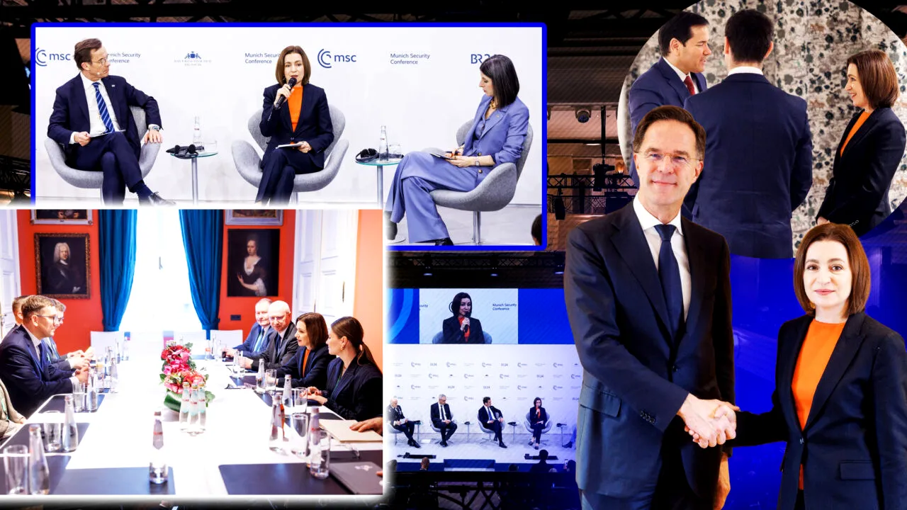 La München, Maia Sandu s-a întâlnit, până acum, cu Marco Rubio, Mark Rutte, directorul BND și premierul Suediei. Nicușor Dan a preferat să nu meargă “teleleu” prin lume și a rămas acasă