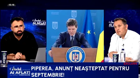 Gheorghe Piperea anunță verificarea AVERII lui Nicușor Dan