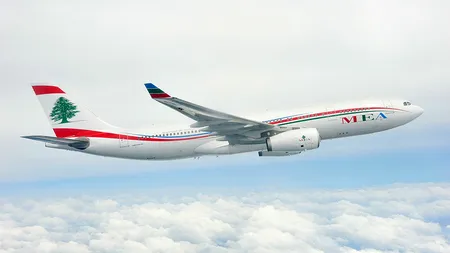 Avion cu pasageri, lovit de un glonț rătăcit în timp ce ateriza la Beirut. Nu au existat victime