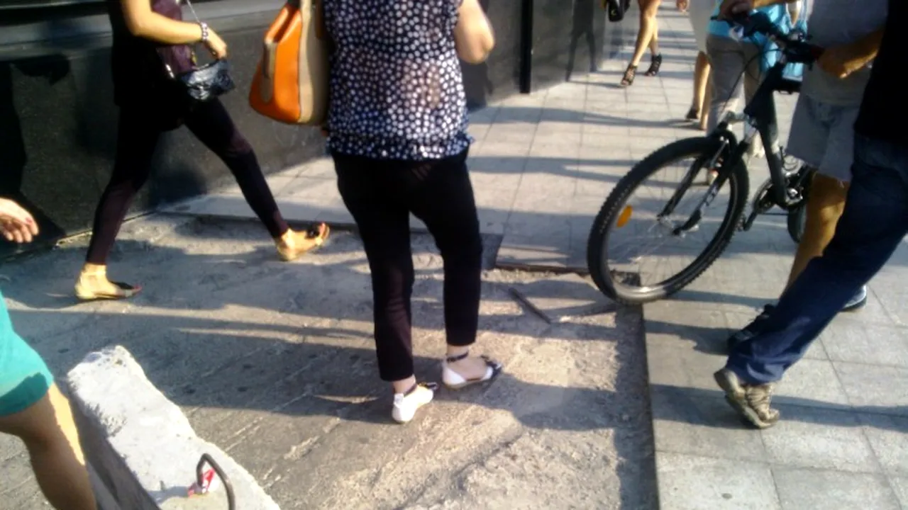 Cum aruncă Primăria Capitalei milioane de lei pe dale și borduri. GALERIE FOTO: „Lucrările