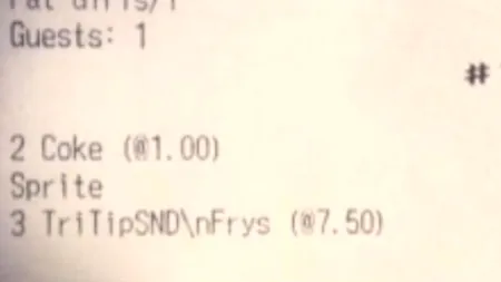 Remarca ofensatoare apărută pe o notă de plată de la un restaurant din SUA. VIDEO
