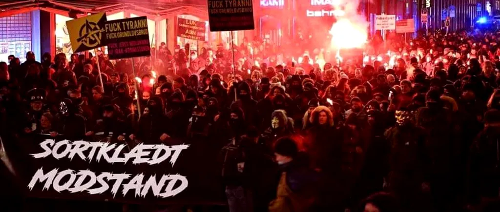Europa se răscoală împotriva liderilor politici. Proteste de stradă și în Danemarca! Măsurile antiCovid stârnesc furia cetățenilor! (VIDEO)
