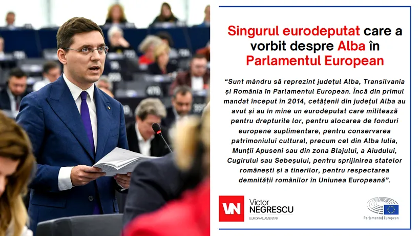 Victor Negrescu duce duce Europa în ALBA / „Din Alba până la Bruxelles, ne luptăm pentru un trai mai bun pentru cetățeni”