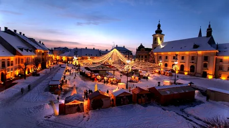 ANUL NOU: Circa 8.000 de sibieni au petrecut Revelionul în Piața Mare. Focul de artificii a durat 20 de minute