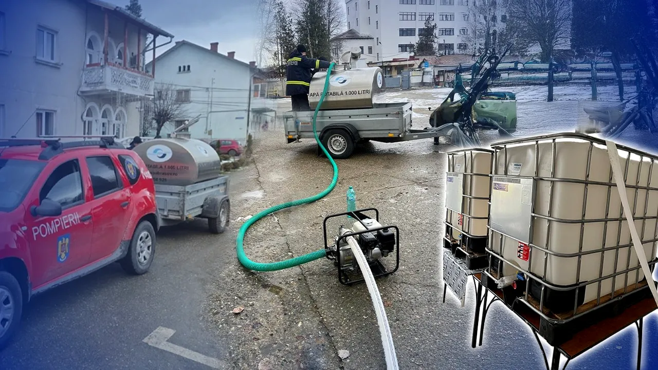 DSU intervine în Brașov după ce 11.000 de oameni din 4 localități au rămas fără apă potabilă