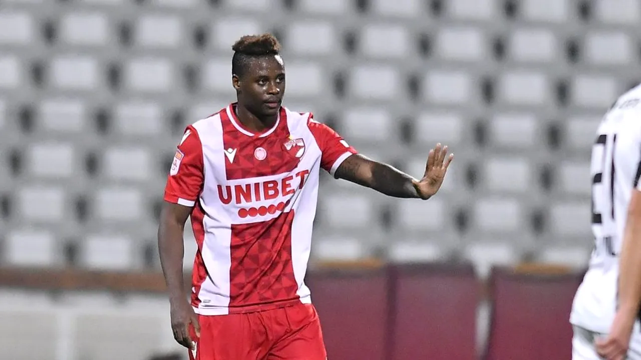 Magaye Gueye, atacantul lui Dinamo, prins dopat cu cocaină, după derby-ul cu FCSB!