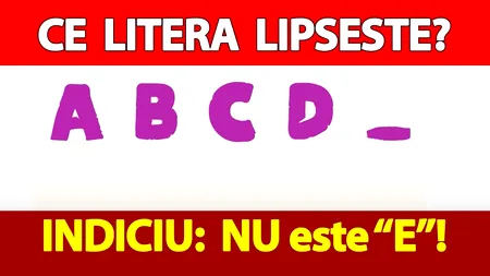 Testul IQ aproape imposibil de rezolvat | Ce literă lipsește? Indiciu: nu este 