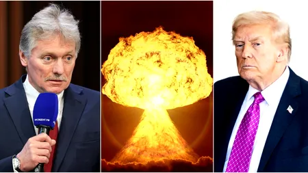KREMLINUL cere explicații Statelor Unite, după ce Trump a anunțat testele nucleare. Peskov: 