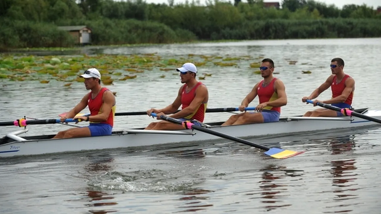 JO LONDRA 2012. Echipajul masculin de 4 rame fără cârmaci al României, locul 6 în finala B