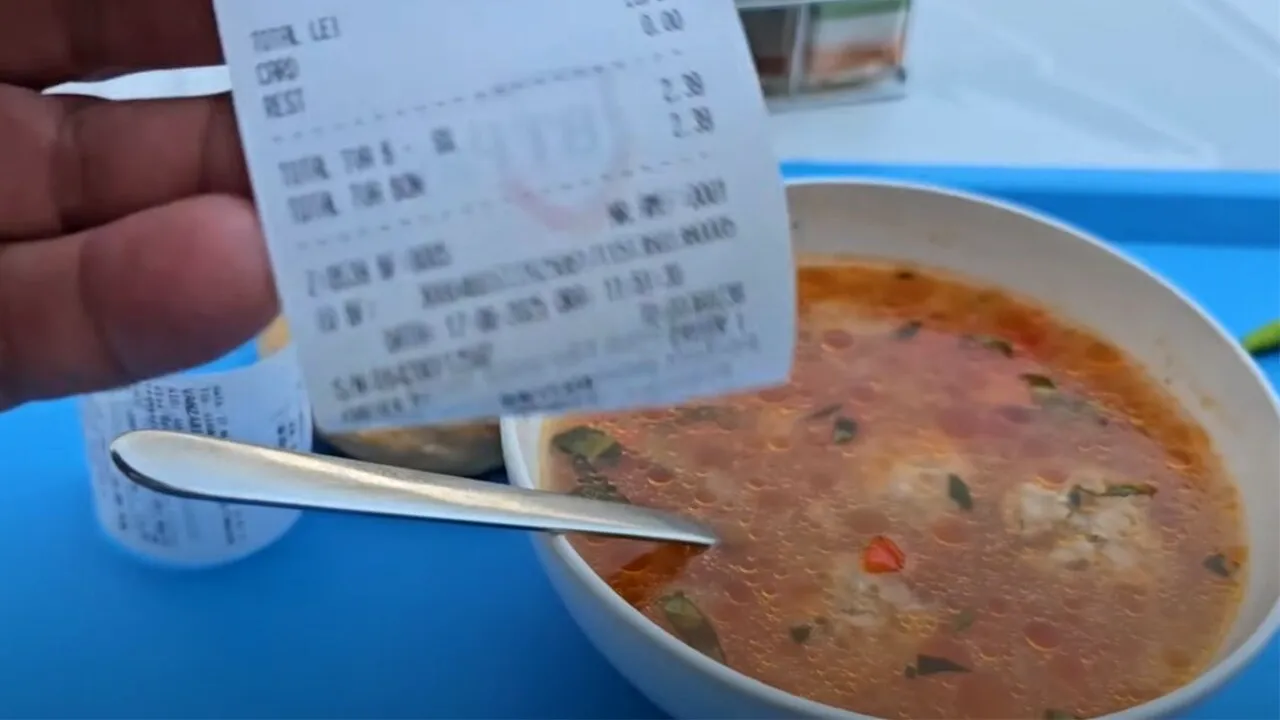 Aceasta este nota de plată! Cât a plătit Silviu Petrescu pentru o singură ciorbă de perișoare, la 