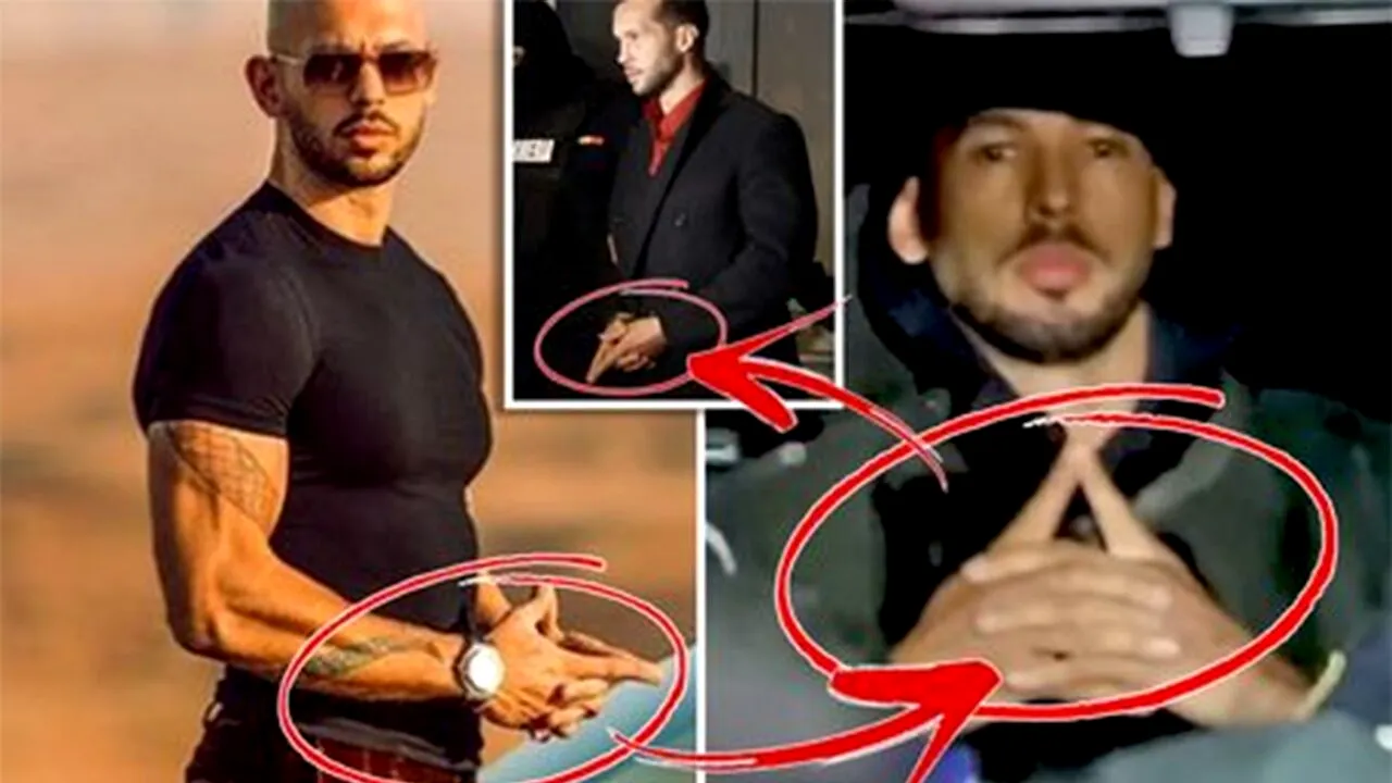 Ce înseamnă, de fapt, semnul făcut cu degetele arătătoare împreunate de frații Tate, în momentul în care au fost duși în arest