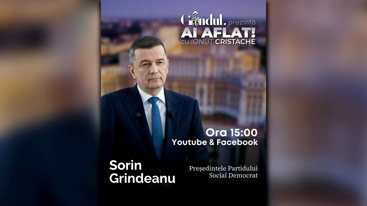 Sorin Grindeanu, anunțurile pe care le așteaptă toată clasa politică, la Gândul live, de la ora 15.00