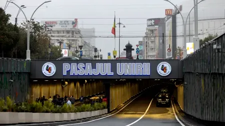 RESTRICȚII de trafic în Pasajul Unirii. Anunțul Brigăzii Rutiere