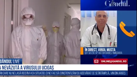 GÂNDUL LIVE. Medicul Virgil Musta explică ce măști de protecție pot fi reutilizate: „Eu aș recomanda un plan de folosire a acestora”