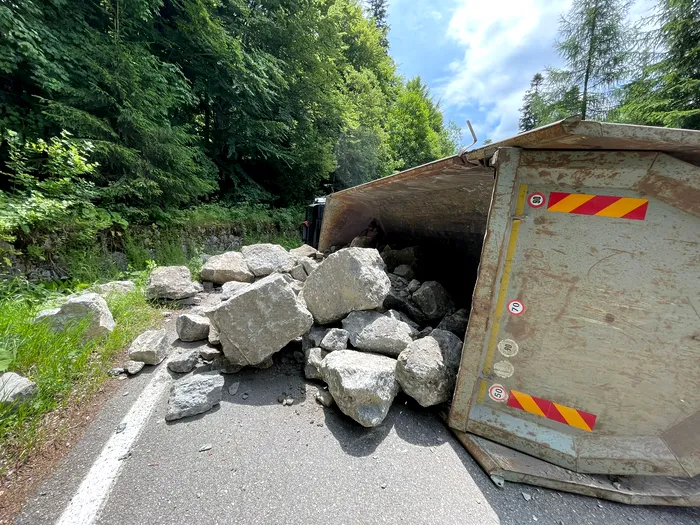 Val de accidente în Sinaia / Sursa foto: ISU