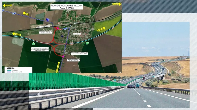 O nouă bretea de acces pe Autostrada Soarelui în județul Călărași