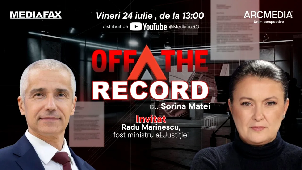 OFF The Record. Invitat: Radu Marinescu, fost ministru al Justiției