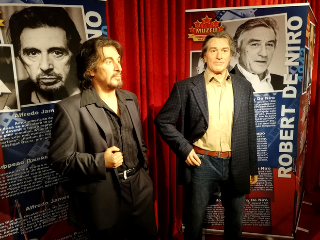 Al Pacino și Robert de Niro din ceară