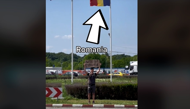 Un italian care a făcut autostopul în România a ajuns din întâmplare la o nuntă / Sursa foto: captură video