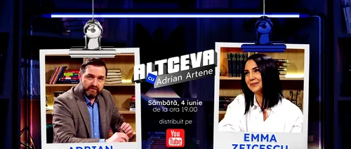 Emma Zeicescu este invitată la podcastul ALTCEVA cu Adrian Artene