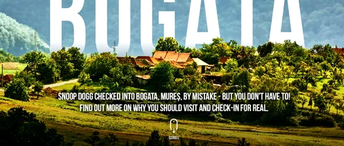 Snoop Dogg a pus Bogata pe hartă, românii i-au făcut site