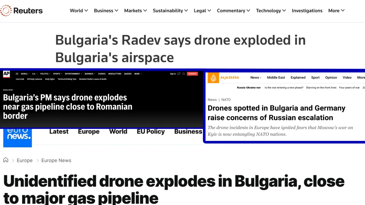 Drona explodată în Bulgaria, în atenția presei internaționale. Ce scriu Reuters, AP și Euronews