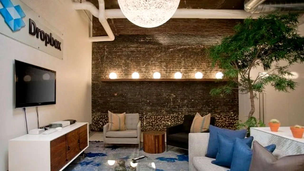 Cum arată sediul companiei Dropbox. GALERIE FOTO