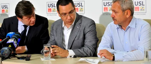 USL face o rezoluție antiBăsescu. Cum s-au așezat de bunăvoie Ponta, Antonescu și Dragnea pe axa răului