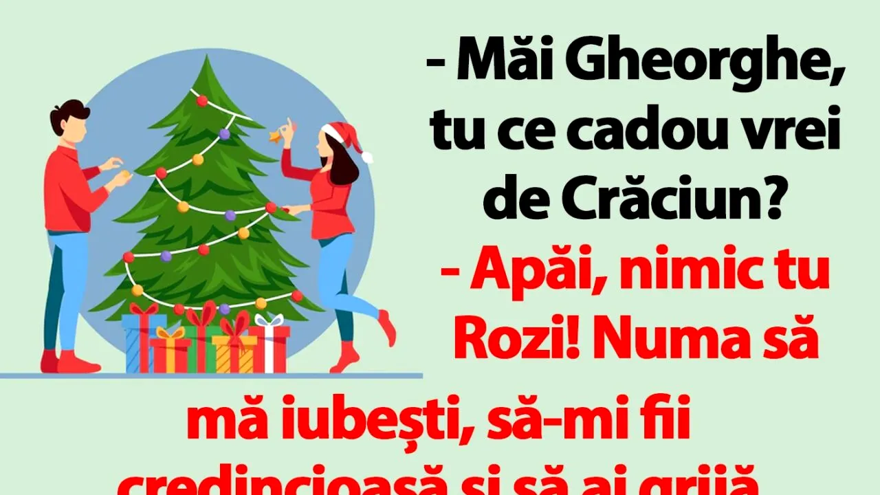 BANCUL de Ajun | Gheorghe, Rozi și cadoul de Crăciun