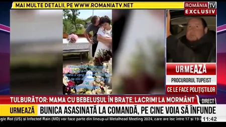 Imagini emoționante: O tânără care a născut a venit la mormântul mamei imediat după externare