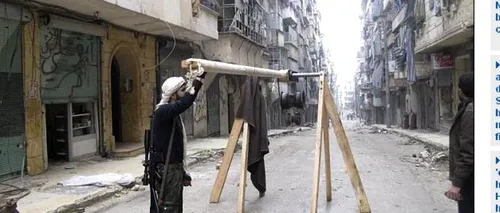 Rebelii sirieni folosesc arme în stil roman în lupta lor împotriva trupelor regimului Assad