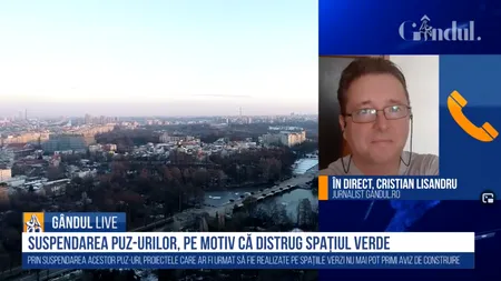GÂNDUL LIVE. Cristian Lisandru, jurnalist GÂNDUL.RO: „Tensiunea este în creștere, ședința de mâine a CGMB cu privire la PUZ-uri va fi crucială!”