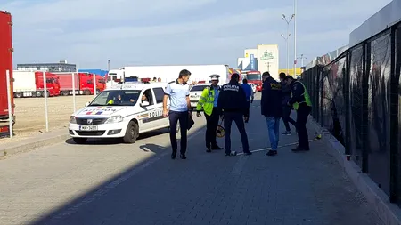 Accident de muncă groaznic: un șofer din Pitești și-a spulberat cinci colegi în curtea instituției, o femeie a murit pe loc