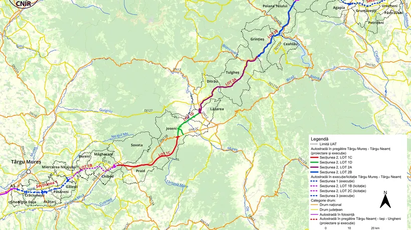 Forță de muncă URIAȘĂ pentru construirea secțiunii de munte Sărățeni-Pipirig de pe A8 / CNIR oferă punctaj suplimentar pentru angajarea șomerilor