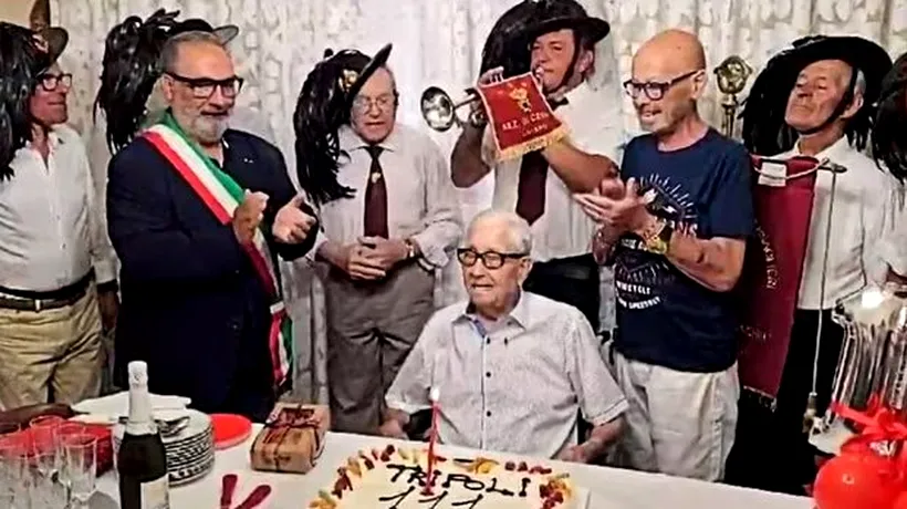 „Tripolino”, cel mai bătrân bărbat din Italia a murit la vârsta de 111 ani. El a descoperit secretul LONGEVITĂȚII: „Mese ușoare, însoțite de vin”