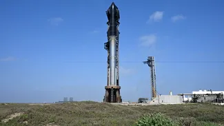 Momentul exploziei unei rachete Starship în timpul unor teste. Space X: Starship „a suferit o ANOMALIE majoră”