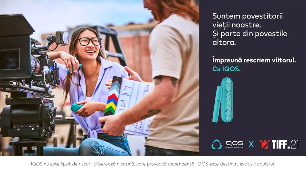 Azi începe TIFF21! Află ce poți face la festival și cum poți contribui la scrierea unui scenariu colectiv inițiat de IQOS
