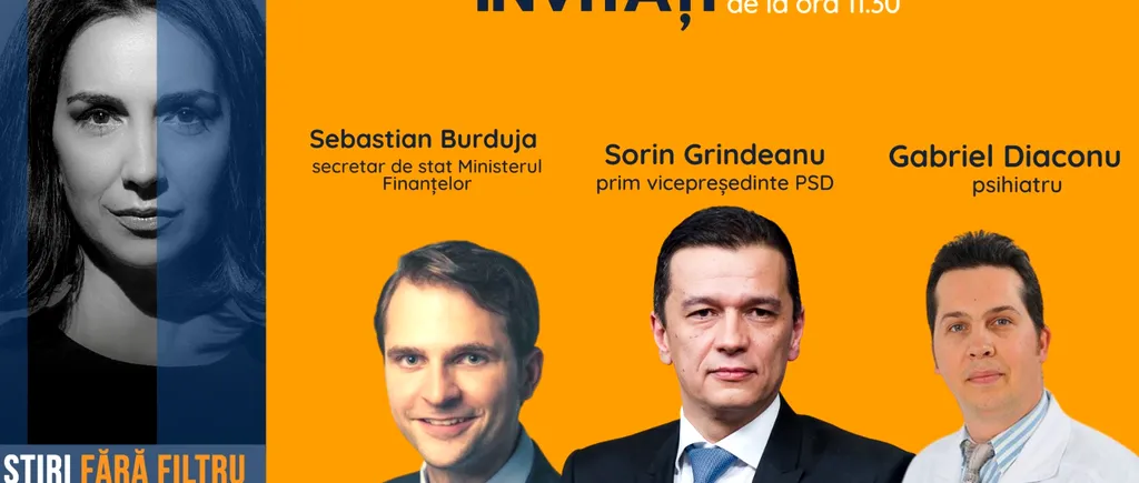 GÂNDUL LIVE. Fostul premier Sorin Grindeanu, prim-vicepreședinte PSD, se află printre invitații Emmei Zeicescu la ediția de joi, 10 decembrie 2020, de la ora 11.30