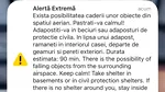 Nou mesaj RO-Alert în nordul județului Tulcea. Populația, avertizată cu privire la posibila cădere a unor obiecte din spațiul aerian