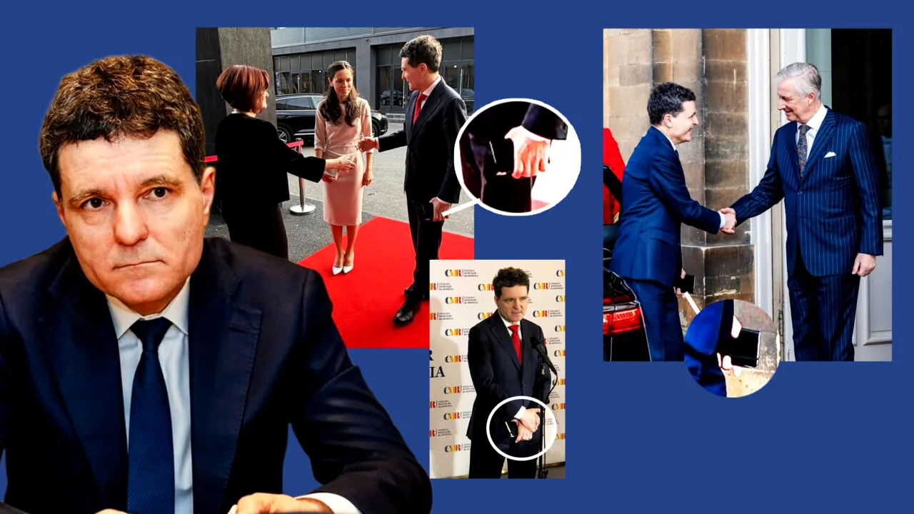 Carneţelul, cel mai bun prieten al lui Nicuşor Dan. Îl însoţeşte peste tot. Acum apare şi în conferinţele de presă şi la recepţii