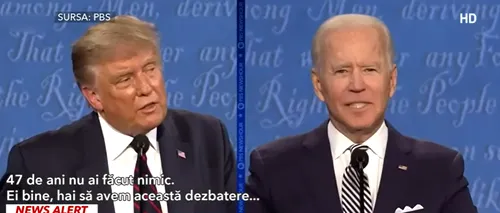 Donald Trump l-a ÎNTRERUPT pe Joe Biden de 145 de ori, în timpul dezbaterii din 2020: Nu e nimic inteligent la tine, Joe. Nu ai făcut nimic