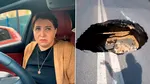 Cântăreața Carmen Șerban susține că a căzut cu mașina în groapa care s-a format la Eroilor: „M-am speriat foarte tare”